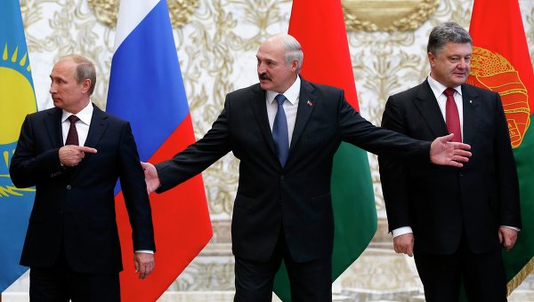Лукашенко, Порошенко, Путин