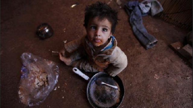 сирийский ребёнок-беженец