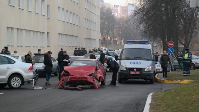 Авария в Минске
