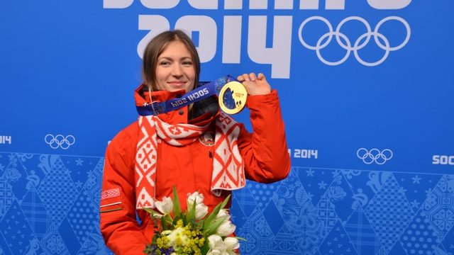 Домрачева названа лучшей спортсменкой Европы 2014 года