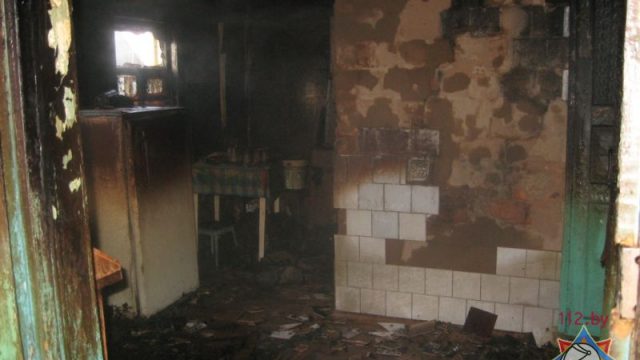 Пожар в Быхове : погибла пожилая женщина