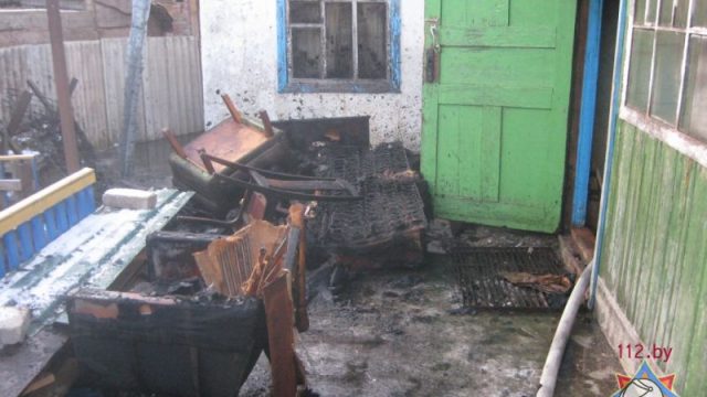 Пожар в Быхове : погибла пожилая женщина