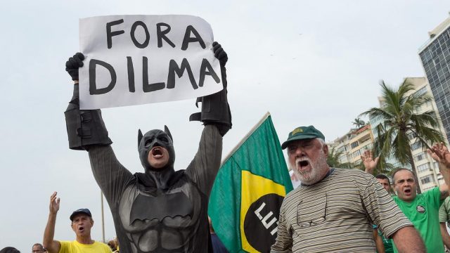протест в Бразилии