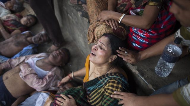 10 поломников-индусов погибли в давке