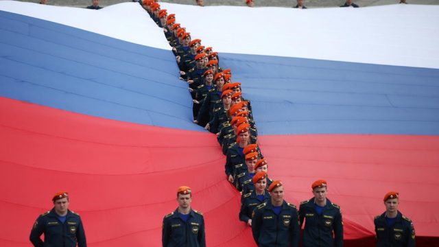 крупнейший в мире российский флаг