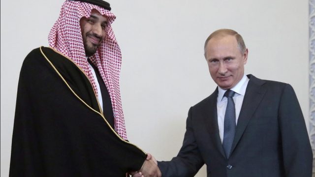 Путин и Мохаммед бин Салман