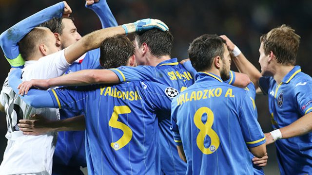 Борисовский "БАТЭ" вышел в третий раунд Лиги Чемпионов УЕФА