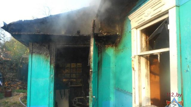 В Бобруйске в своём доме сгорел пенсионер