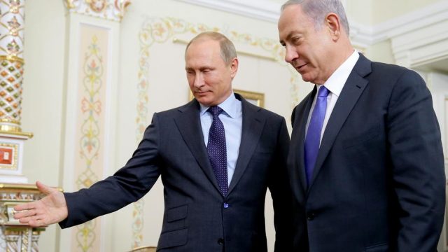 Владимир Путини премьер-министр Израиля Биньямин Нетаньяху 