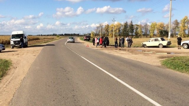 В Минском районе водитель "Хонда" сбил школьницу