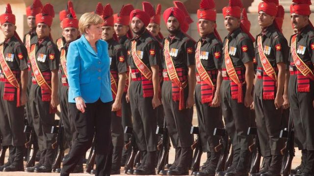 Меркель в Индии