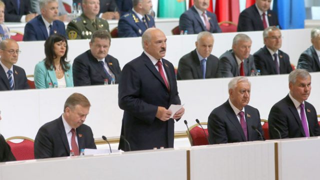 Лукашенко на Собрании