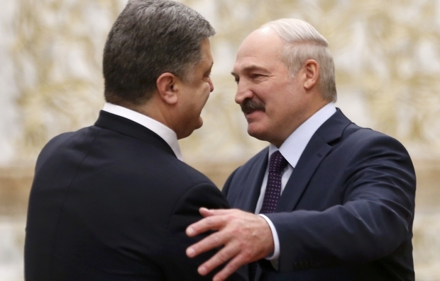 Лукашенко и Порошенко