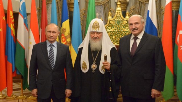 Лукашенко и Патриарх 