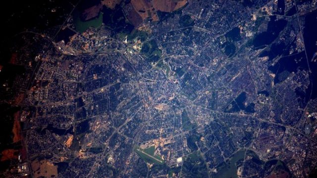 фото Минска из космоса