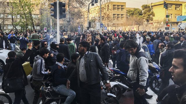 Протесты с Иране 