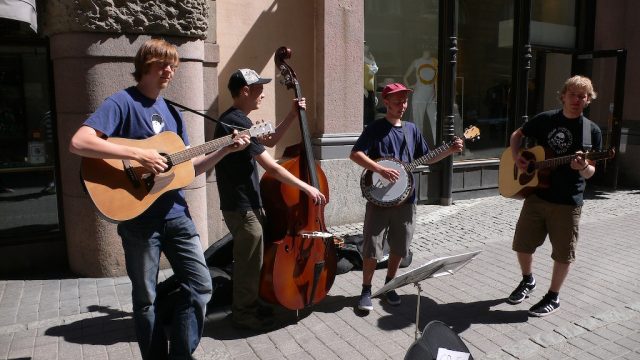 уличные музыканты