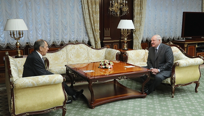 Лукашенко и Лавров