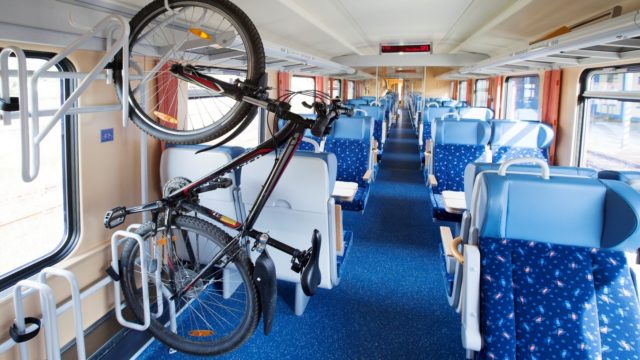 велосипед в поезде