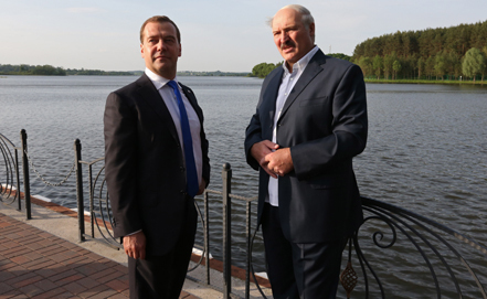 Лукашенко встретился с Медведевым