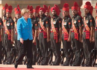 Меркель в Индии