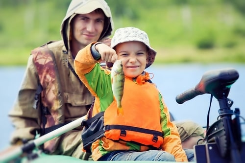 Рыбалка с ребёнком