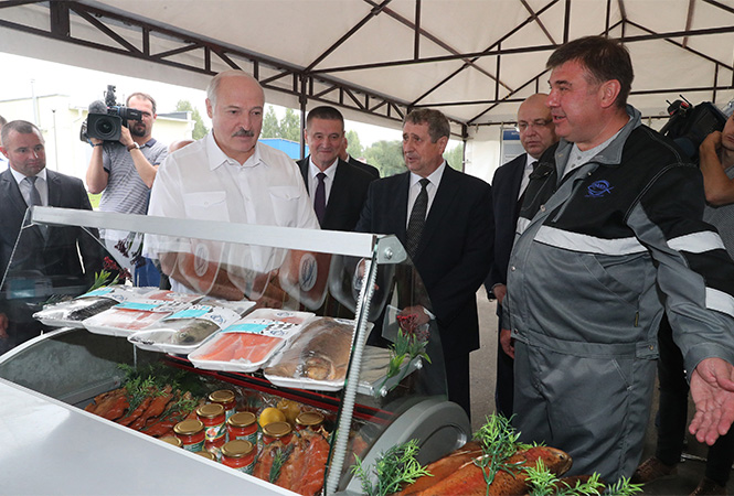 Лукашенко про рыбу