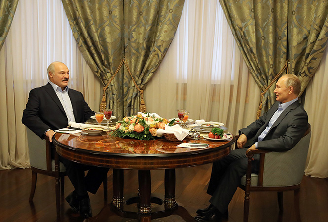 Лукашенко и Путин 